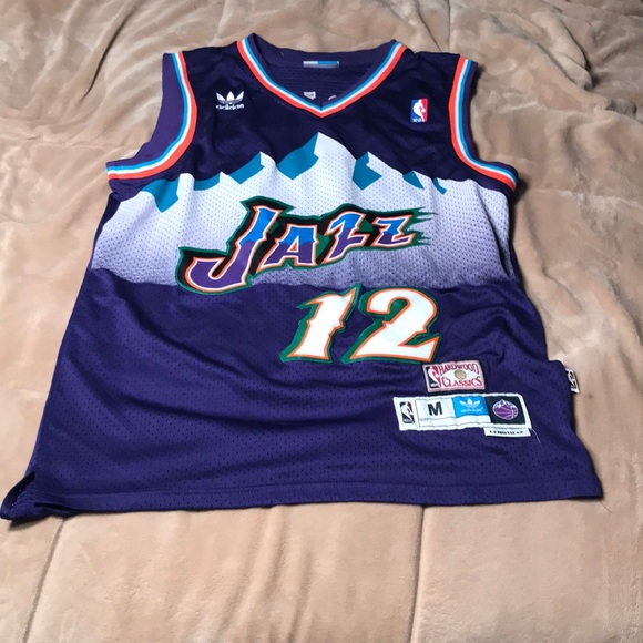 john stockton throwback jersey